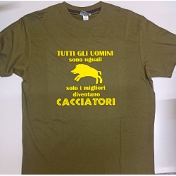 T SHIRT PERSONALIZZATA CACCIA